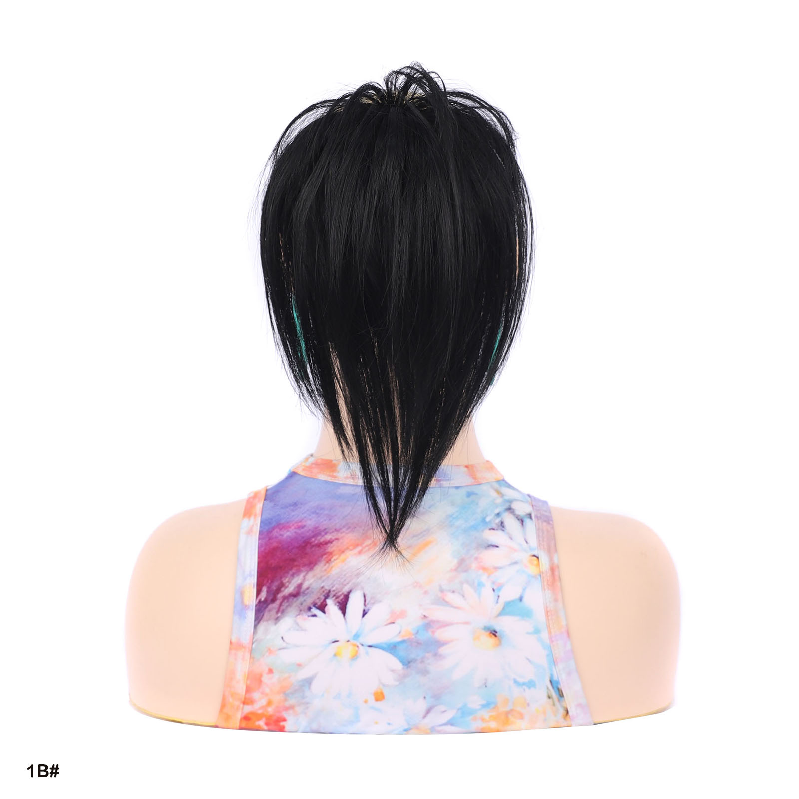 Claw Clip Messy Bun Hair Piece - Synthetische Haarverlängerung mit Klammer für Pferdeschwanz,