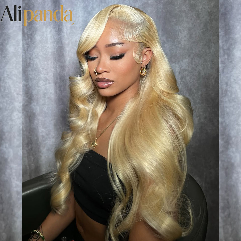 613 Blonde Body Wave Lace Front Wig - 613 Echthaarperücke 13x6 Body Wave Blonde