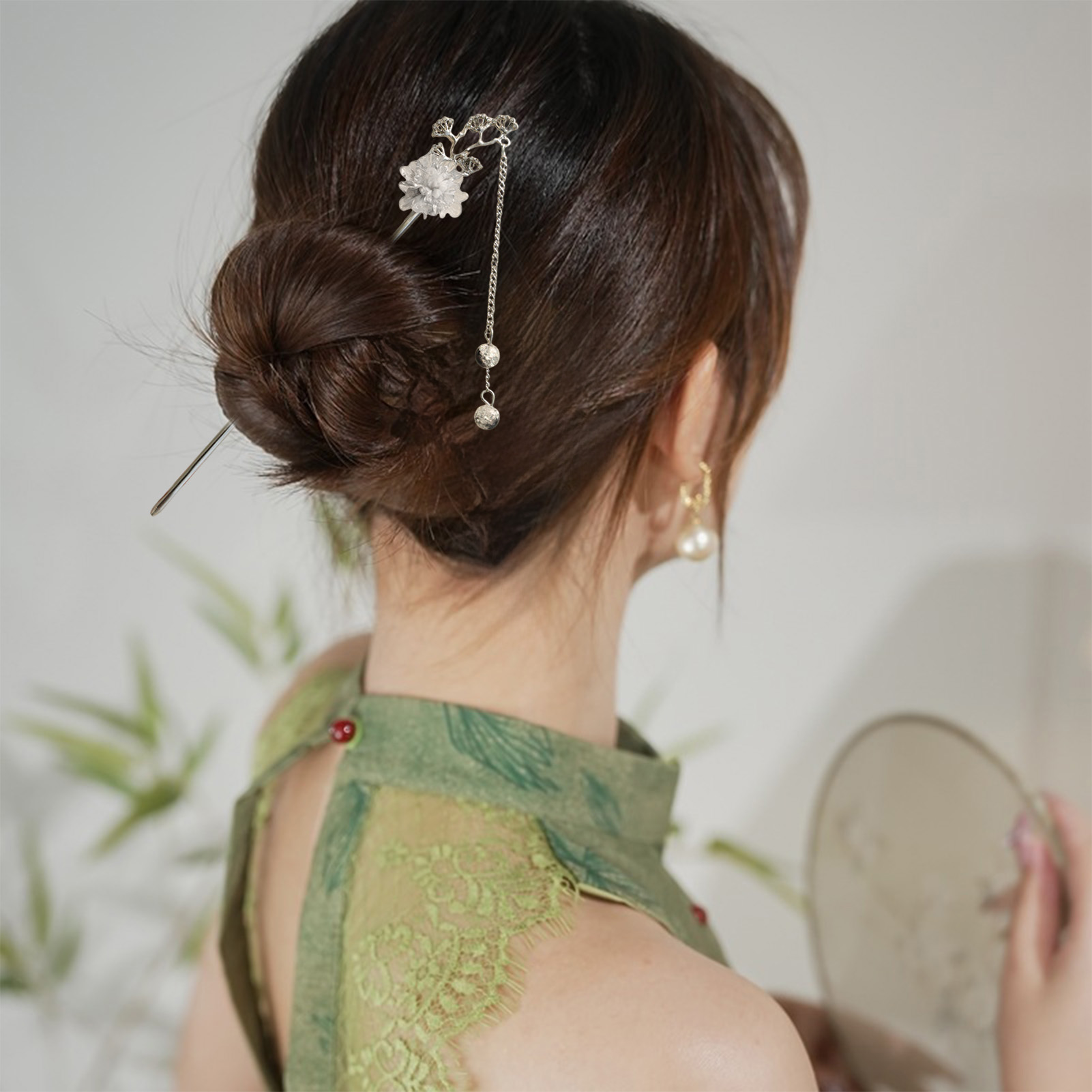 Hair Bundles - Elegante Blumen-Haarnadeln, Haarklammern aus Legierung mit