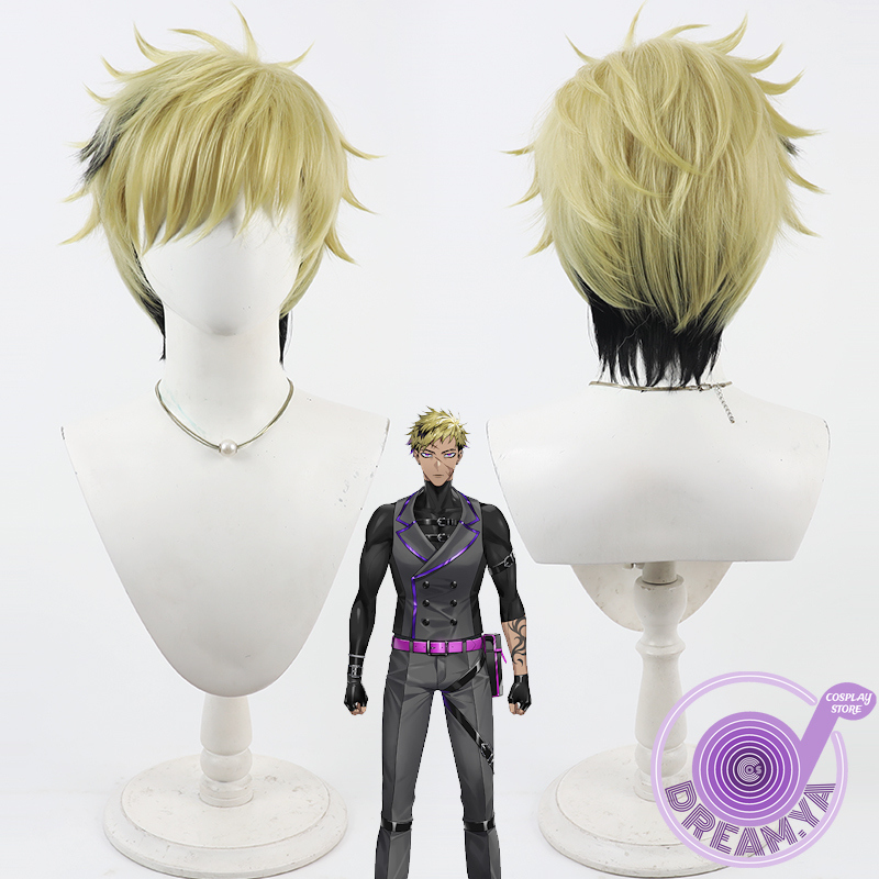 Synthetic Wigs - Vantacrow Bringer Cosplay Perücke Vtuber Gelb
