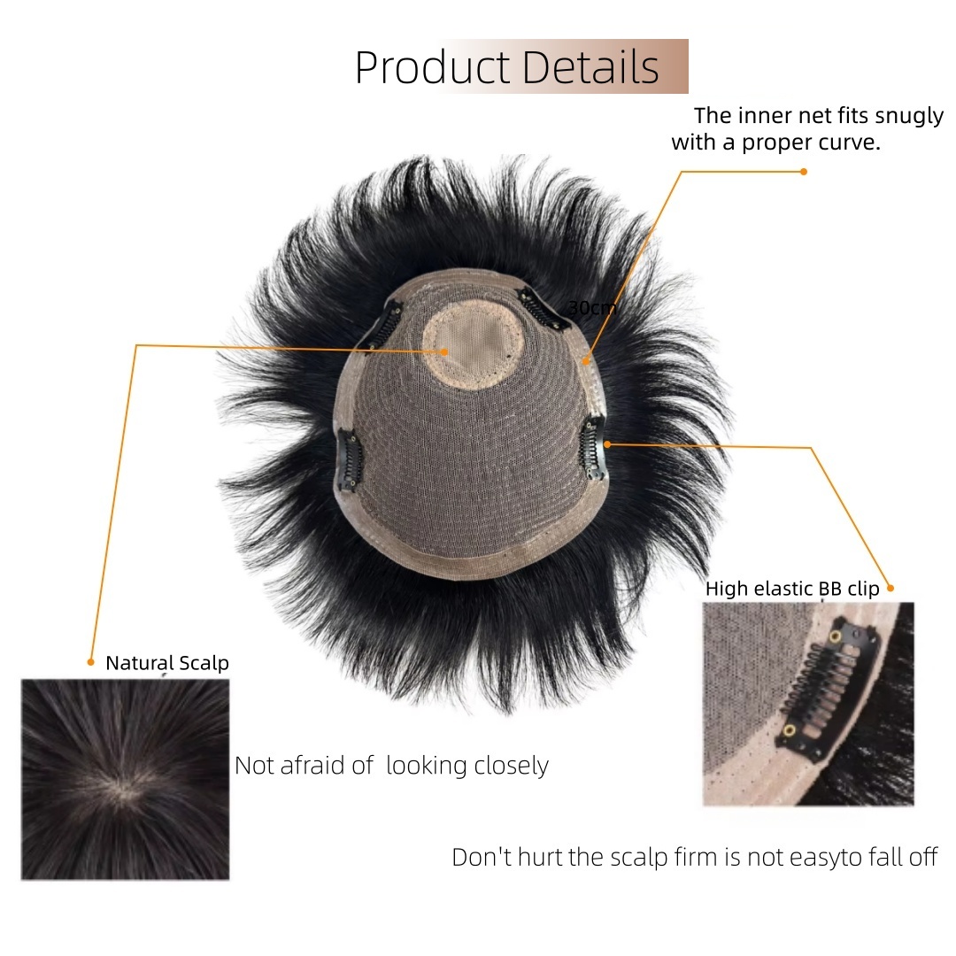 Natürliches schwarzes männlich – Seamless Clip In Hair Extensions Human Hair Bewertung und Preis