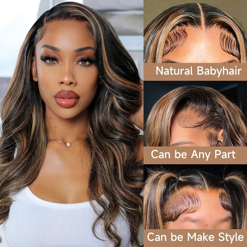 P1B30 Body Wave Highlight Ombr – Hd Lace Frontal Wig Human Hair Pre Plucked Bewertung und Preis