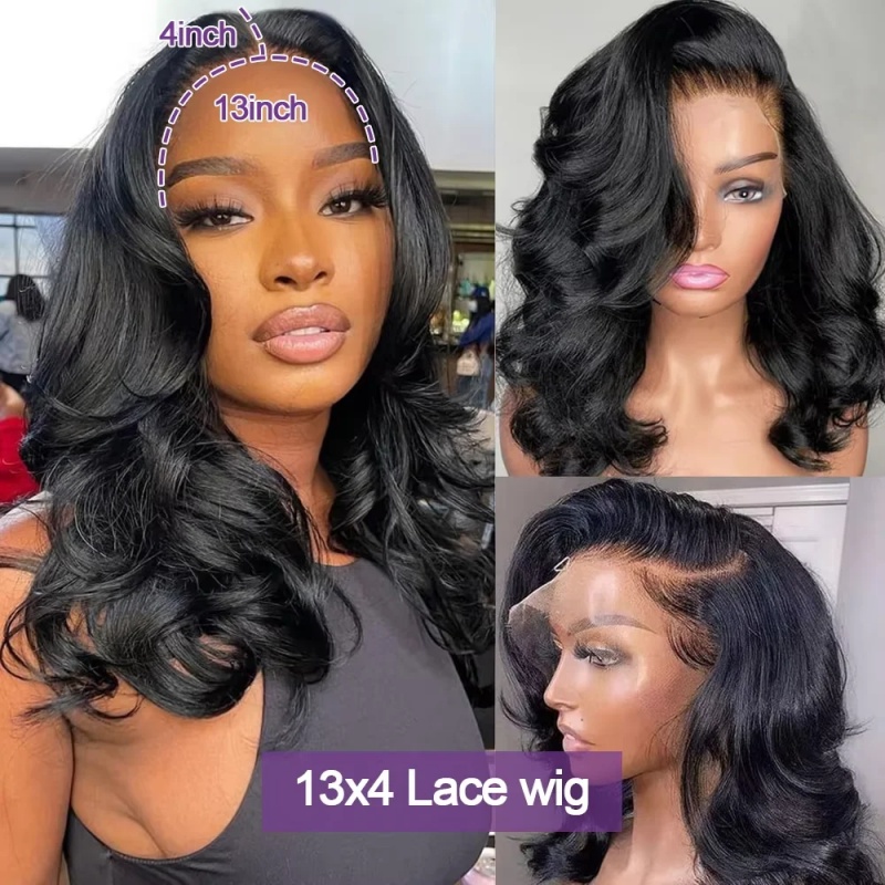 200% Body Wave HD Lace Frontal – Glueless Wear And Go Human Hair Wig Bewertung und Preis