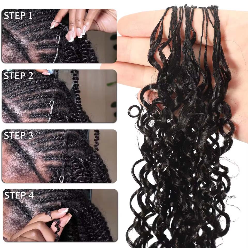 12A Burmesische Lockige Feder- – Water Wave Bulk Human Hair For Braiding Bewertung und Preis
