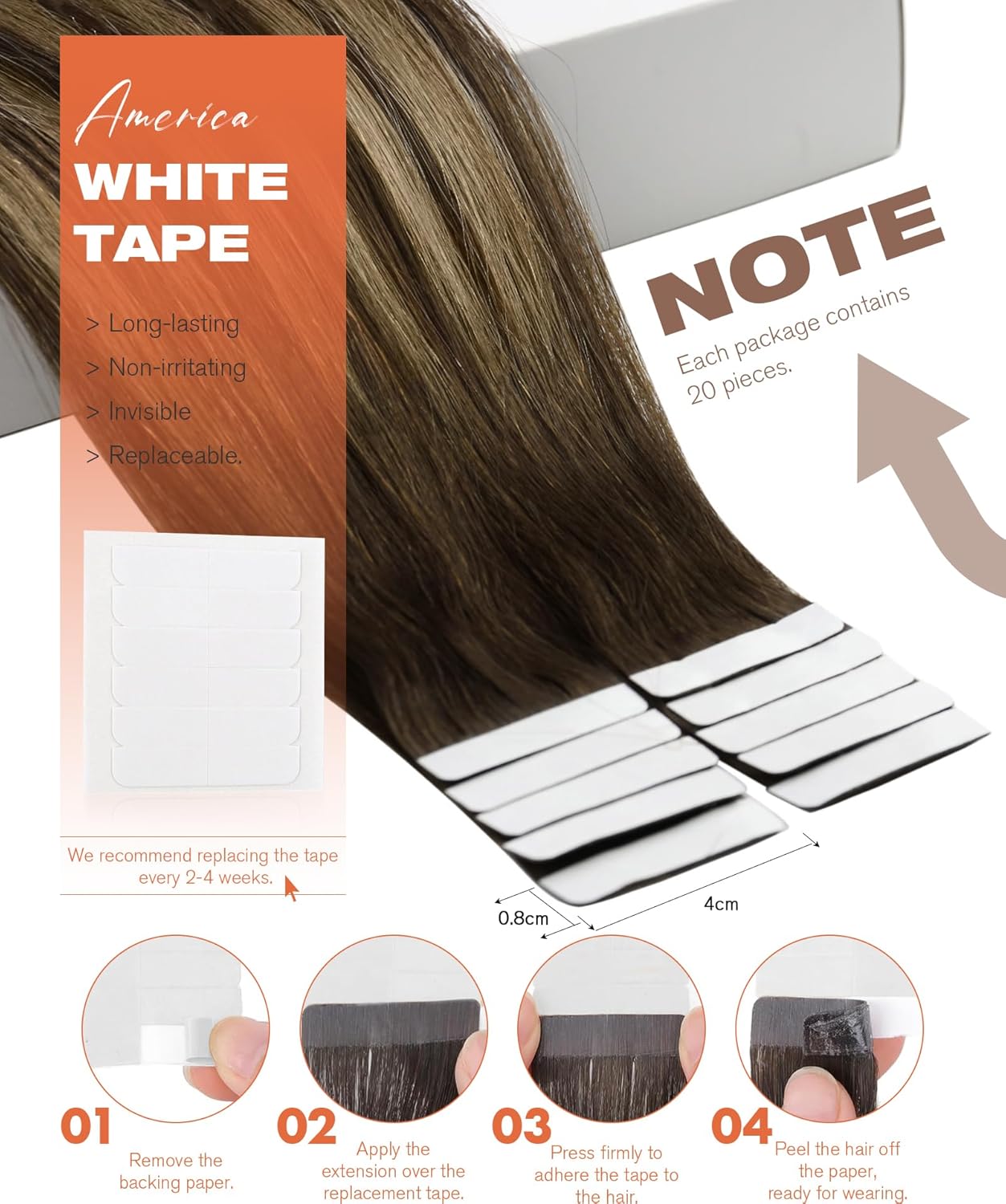 VeSunny Remy Tape-In-Haarverlä – Invisible Tape In Extensions Real Hair Bewertung und Preis