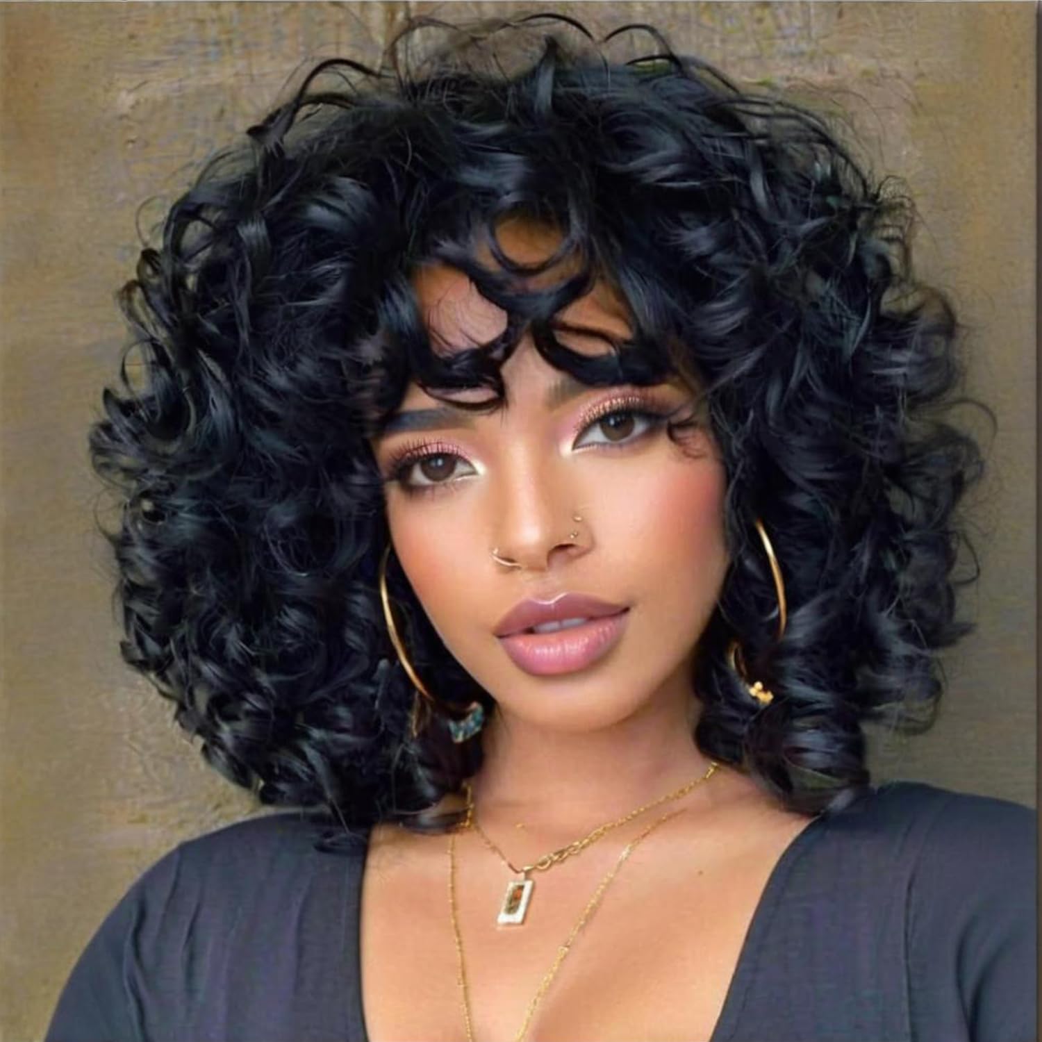 Bouncy Curly Bob Echthaarperüc – Short Pixie Cut Wig Human Hair Cheap Bewertung und Preis