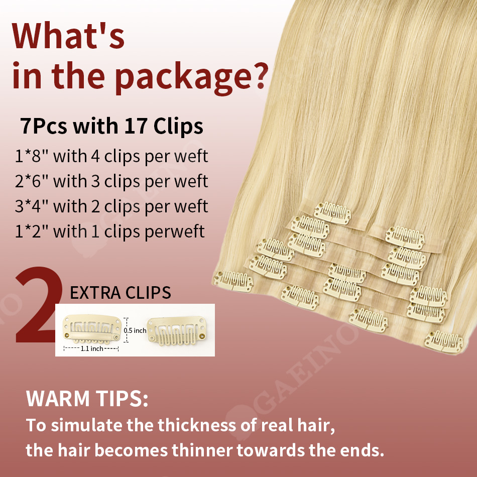 12A 7-teilige Clip-in Echthaar – Seamless Clip In Hair Extensions Human Hair Bewertung und Preis