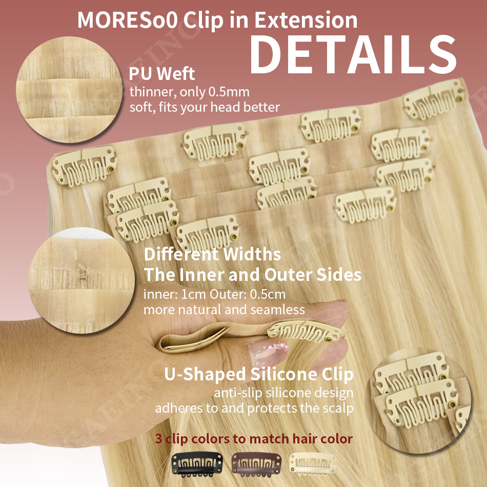 12A 7-teilige Clip-in Echthaar – Seamless Clip In Hair Extensions Human Hair Bewertung und Preis