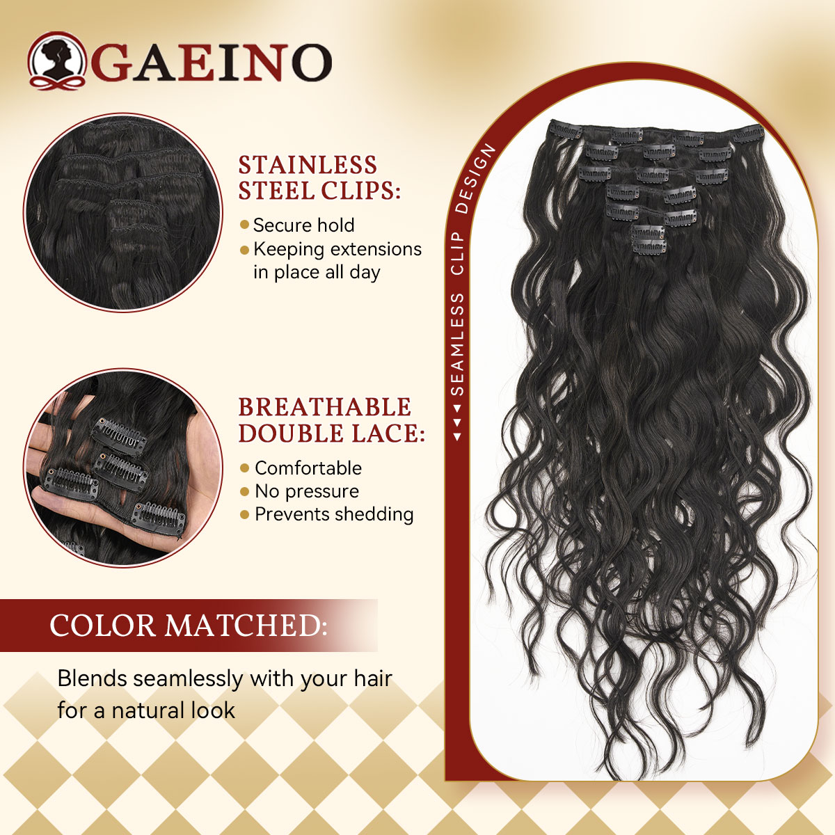12A Natürliche Welle Clip Ins  – Seamless Clip In Hair Extensions Human Hair Bewertung und Preis