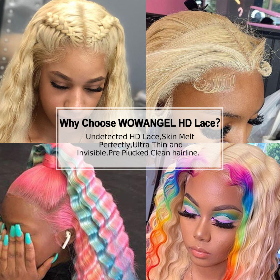 Wow Angel Echte HD-Spitze-Fron – 613 Blonde Body Wave Lace Front Wig Bewertung und Preis