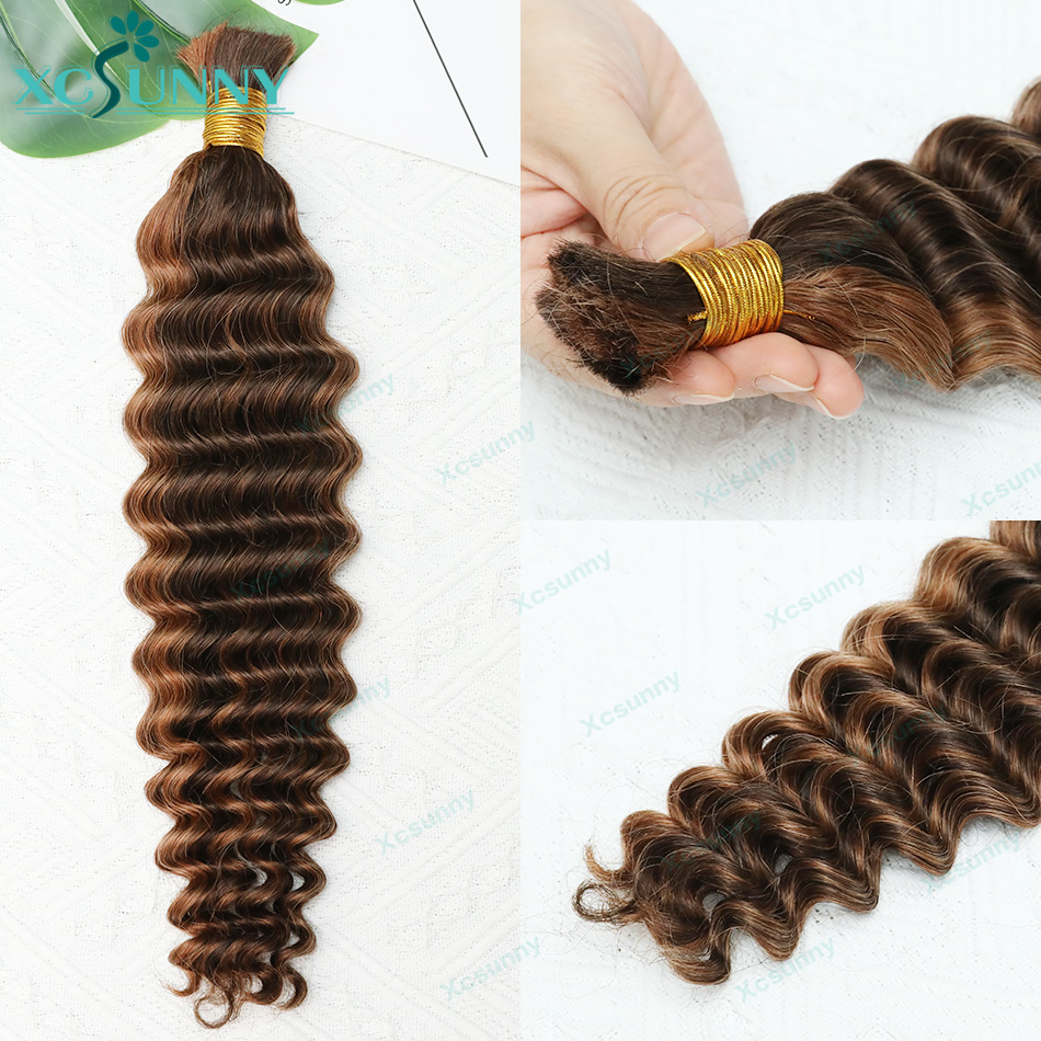 Farbe # 4/30 Boho Braids Echth – Water Wave Bulk Human Hair For Braiding Bewertung und Preis