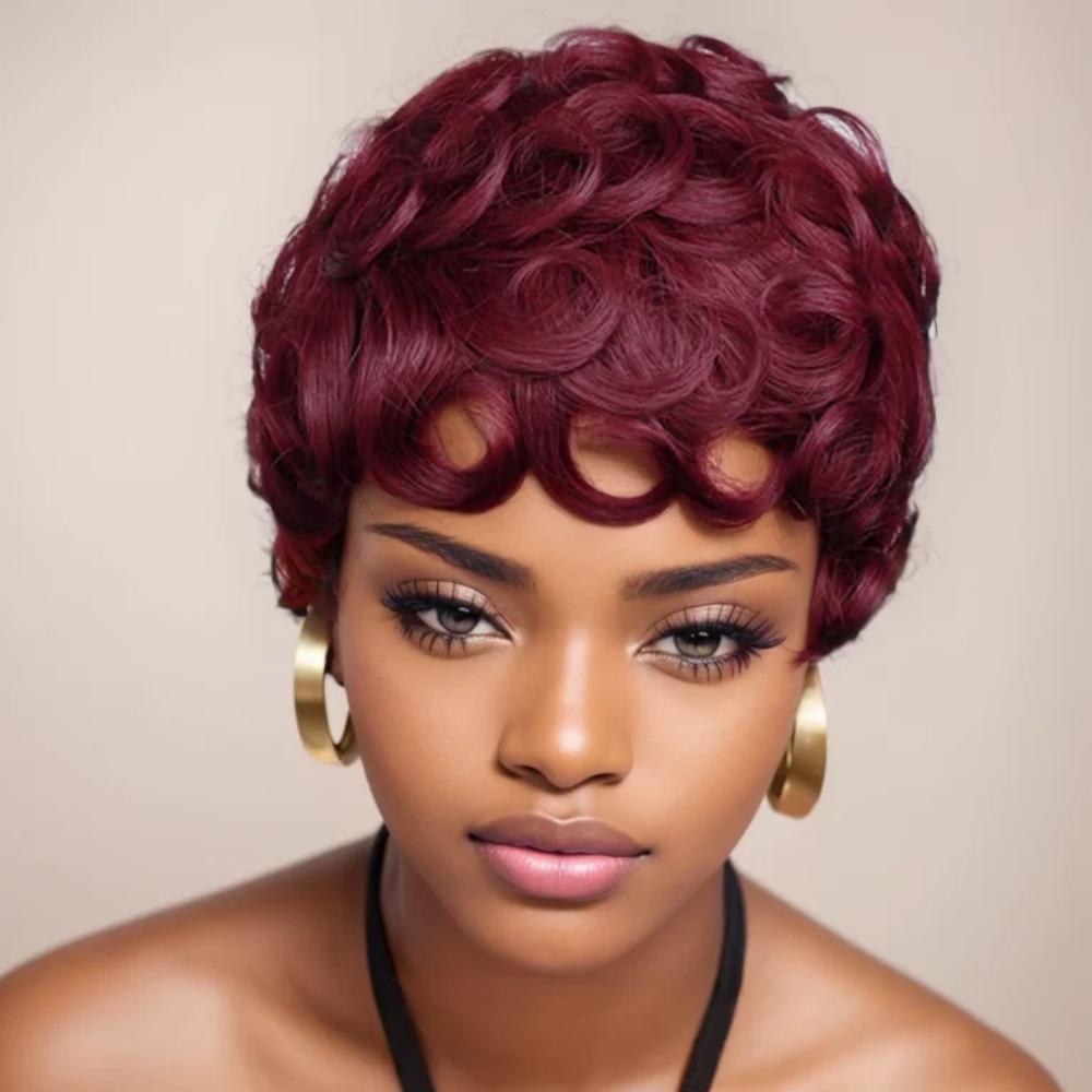 99J Pixie-Schnitt-Perücke, Ech – Short Pixie Cut Wig Human Hair Cheap Bewertung und Preis