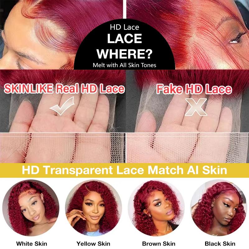 99j Deep Wave Lace Front Echth – Hd Lace Frontal Wig Human Hair Pre Plucked Bewertung und Preis