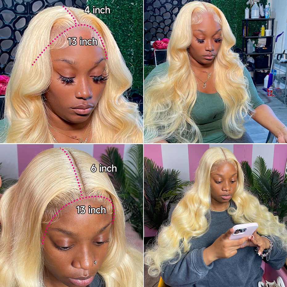 613 Farbige Body Wave Echthaar – 613 Blonde Body Wave Lace Front Wig Bewertung und Preis