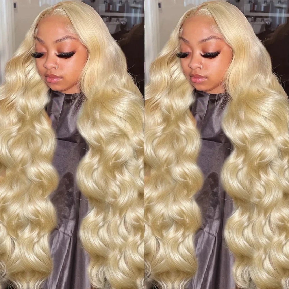 46 Zoll HD Blonde 13x4 Lace Fr – Lace Front Wigs Bewertung und Preis