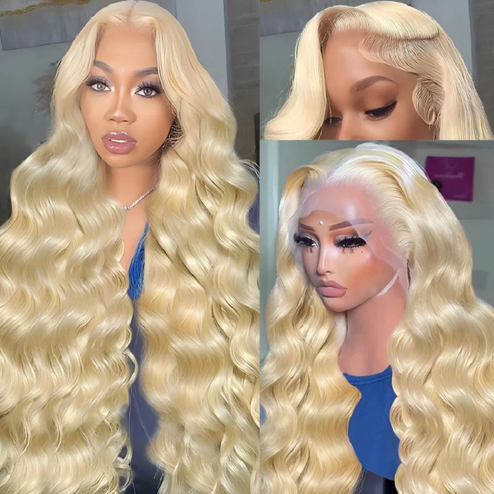 46 Zoll HD Blonde 13x4 Lace Fr – Lace Front Wigs Bewertung und Preis