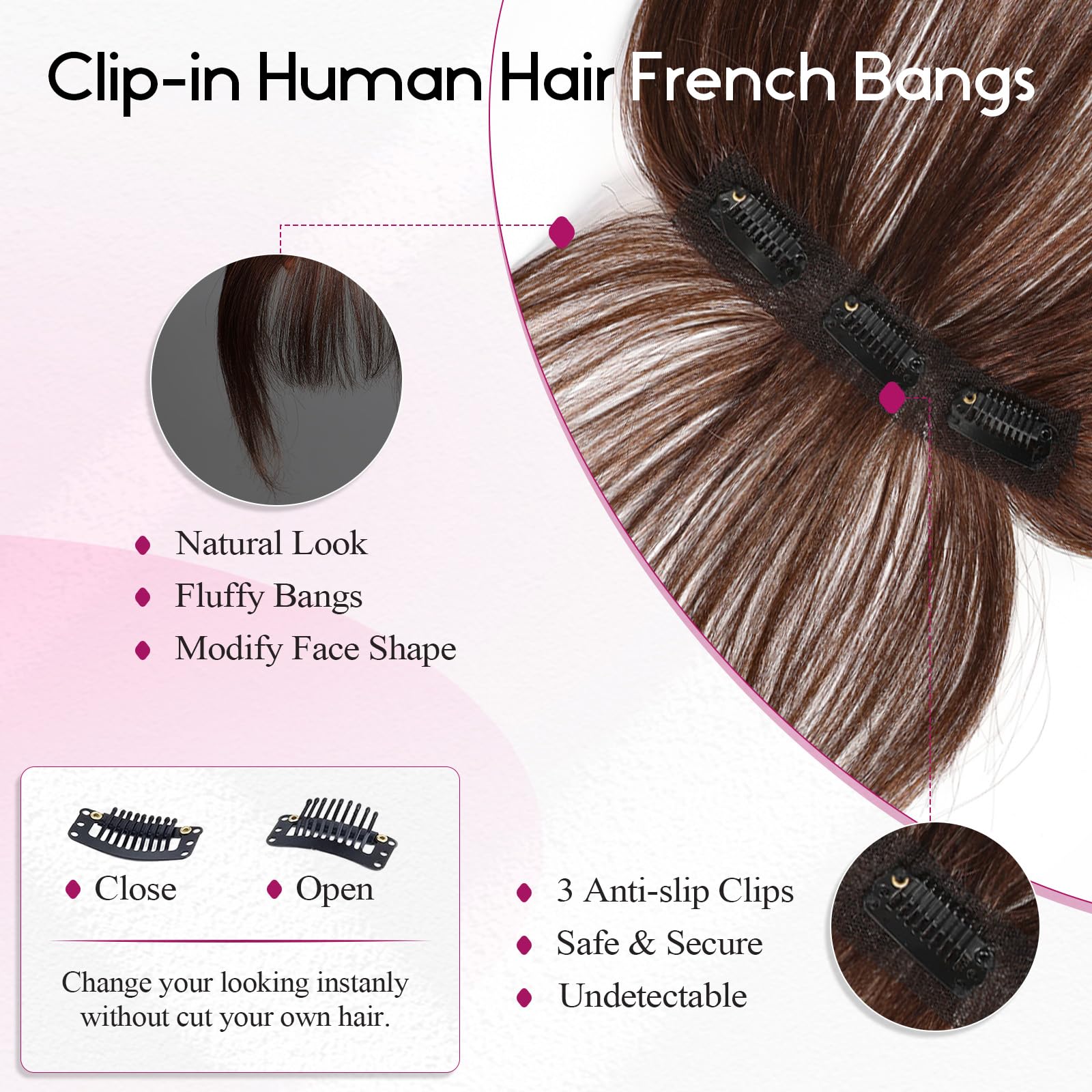 100 % Echthaar-Pony-Clips in A – Seamless Clip In Hair Extensions Human Hair Bewertung und Preis