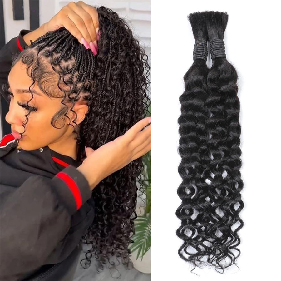Boho Wasserwellen Echthaar zum – Water Wave Bulk Human Hair For Braiding Bewertung und Preis