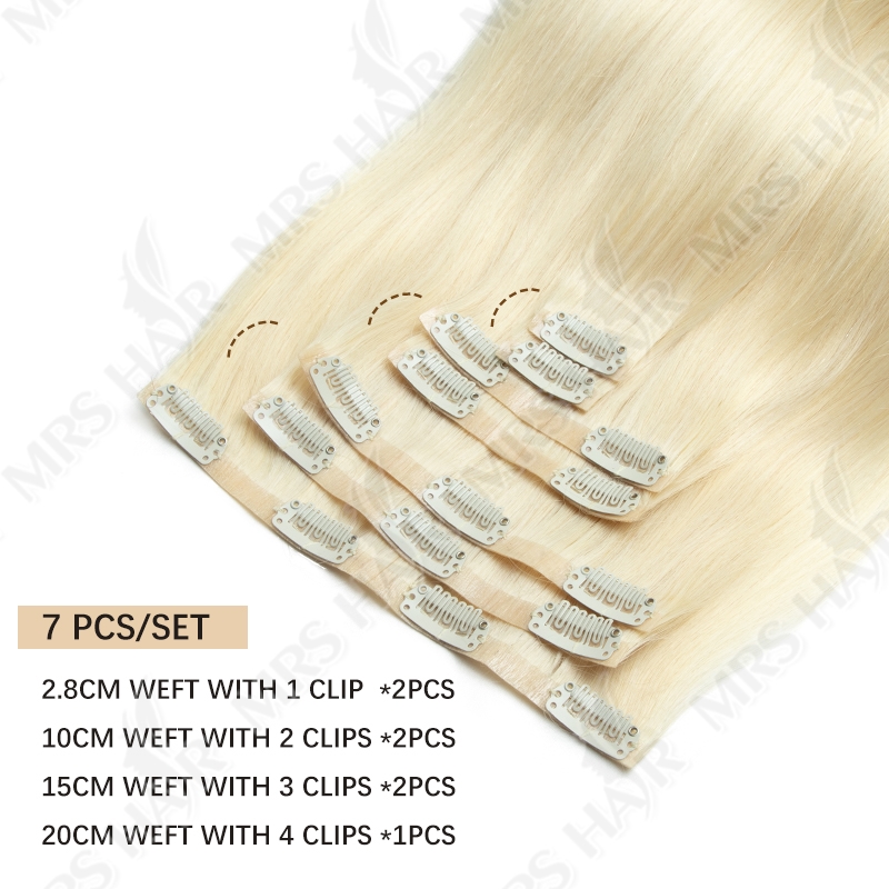 Blonde unsichtbare Clip-in-Haa – Seamless Clip In Hair Extensions Human Hair Bewertung und Preis